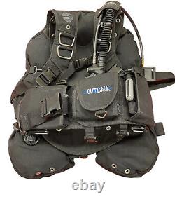 Sherwood Outback Scuba Diving BCD Buoyancy Compensator SM USED