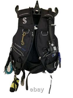 Size Large Scubapro Classic Plus BCD with Air2 Octo used on 52 Openwater Dives