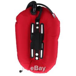 Snorkeling Dive Donut Wing with Single Tank BCD Buoyancy Compensator Red