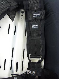 Sopras Sub Doubles Tec Diving Bcd Harness 45 Lb Lift Wing Ss Backplate Scuba