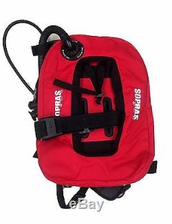 Sopras TEK Compact Travel BCD Red and Black Size Fits Small to XX-Large