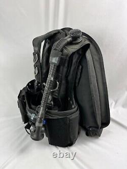 USED SeaQuest Black Diamond Scuba Diving BCD Size M/L with AquaLung AirSource