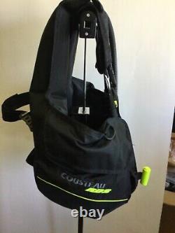 US DIVERS AQUA LUNG COUSTEAU RDS BCD with Weight Pockets Size L -As Pictured
