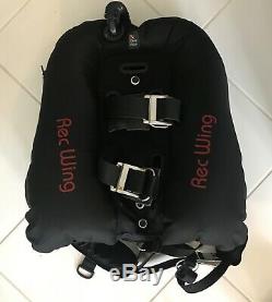Used Dive Rite Transpac with rec wing size L