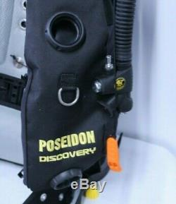 Used Poseidon Discovery MK6 Rebreather BCD Horse Shoe Bladder SCUBA Diving Reel