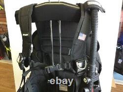 ZEAGLE Stiletto Wt Integrated BCD with rear trim pockets Size LG SCUBA DIVING