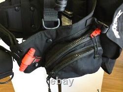 ZEAGLE Stiletto Wt Integrated BCD with rear trim pockets Size LG SCUBA DIVING