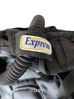 Zeagle Express Small BCD Harness Scuba Gear Diving Boyancy Compensator Vest Blk
