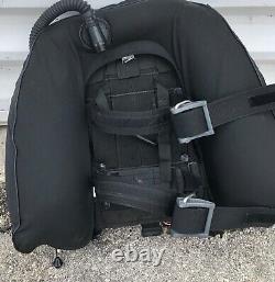 Zeagle Ranger Durable LTD Scuba Diving BC BCD with Rip Cord System SMALL All Black