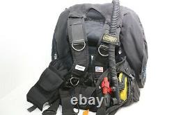 Zeagle Ranger Scuba Diving BC BCD with Rip Cord System Large L Black Used