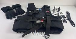 Zeagle Scuba Diving BCD Vest No Hose, Black large, US Drivers Gear Gloves, Xtras