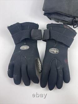 Zeagle Scuba Diving BCD Vest No Hose, Black large, US Drivers Gear Gloves, Xtras