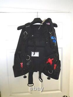 Zeagle Stiletto Scuba Diving BC Rugged Rear Inflation Weight Integrated BCD SM