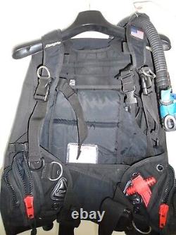 Zeagle Stiletto Scuba Diving BC Rugged Rear Inflation Weight Integrated BCD SM