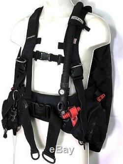 Zeagle Stiletto Scuba Diving Rugged Rear Inflation Weight Integrated BCD LARGE